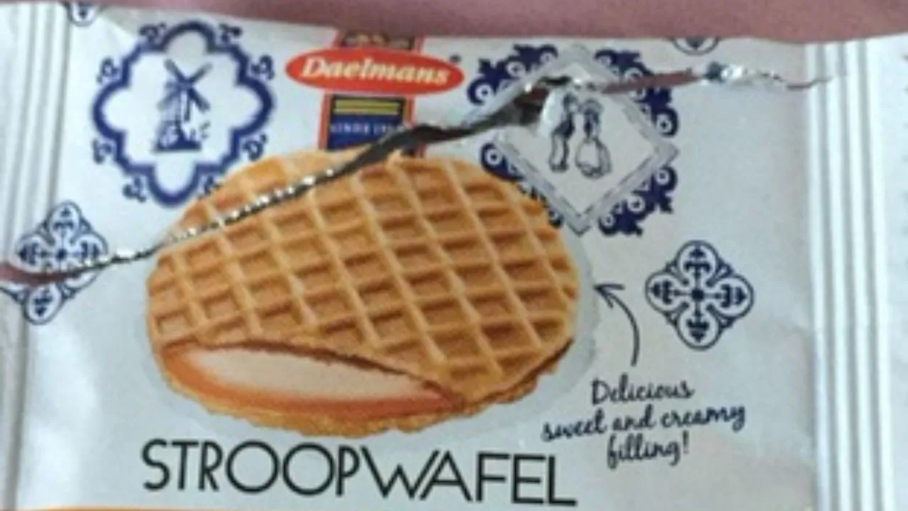 Mini Stroopwafel on display